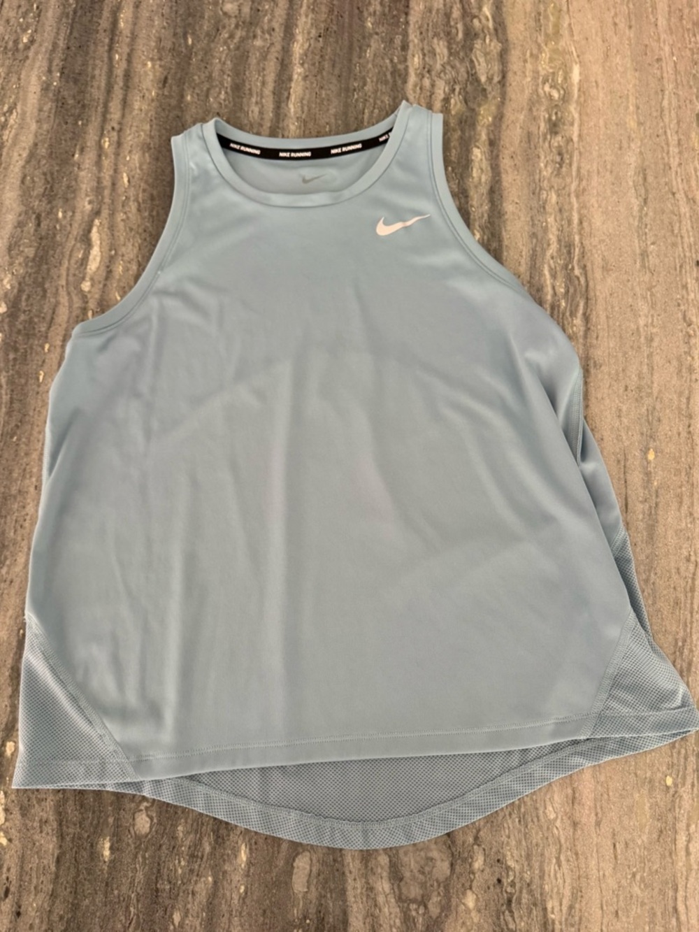 Nike Dri‑Fit Running Tank – Light Blue – Breathable Mesh - Picture 3 of 4